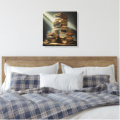 Canvasprint (Boeken op de zolder) Canvas Afdruk (Insitu (Slaapkamer))