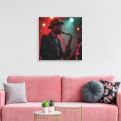 Canvasprint (Bourban Street Blues) Canvas Afdruk (Insitu (Woonkamer))