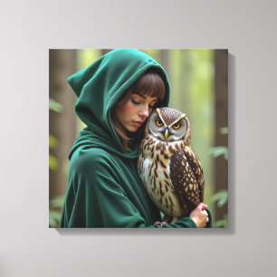 Canvasprint (Dame van het Bos) Canvas Afdruk