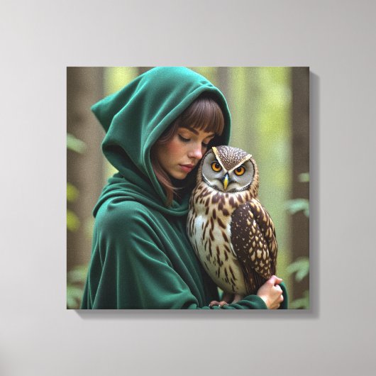 Canvasprint (Dame van het Bos) Canvas Afdruk (Voorkant)