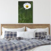 Canvasprint - De Eenzame Madelief Canvas Afdruk (Insitu (Slaapkamer))