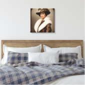 Canvasprint (de vergulde tijd) canvas afdruk (Insitu (Slaapkamer))