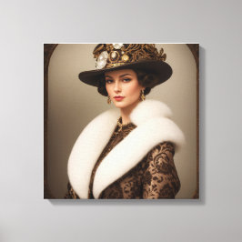 Canvasprint (de vergulde tijd) canvas afdruk