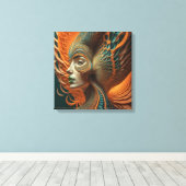 Canvasprint (Exotica-3) Canvas Afdruk (Insitu (Houten vloer))