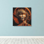 Canvasprint (Exotica-7) Canvas Afdruk (Insitu (Houten vloer))