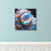 Canvasprint (Fire Opal-4) Canvas Afdruk (Insitu (Houten vloer))