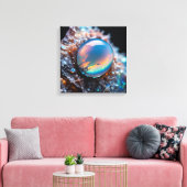 Canvasprint (Fire Opal-4) Canvas Afdruk (Insitu (Woonkamer))