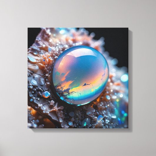 Canvasprint (Fire Opal-4) Canvas Afdruk (Voorkant)