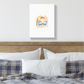 Canvasprint - Floppy het Konijn Canvas Afdruk (Insitu (Slaapkamer))