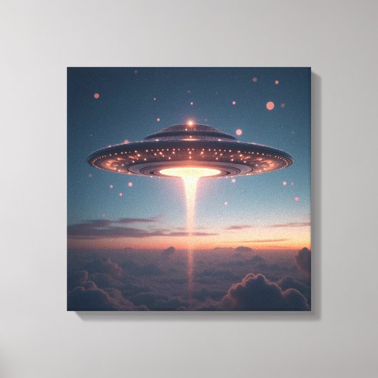 Canvasprint (Fonkelend Sterrenschip) Canvas Afdruk (Voorkant)