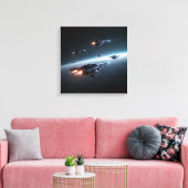 Canvasprint (Galactische Luchtmacht) Canvas Afdruk (Insitu (Woonkamer))