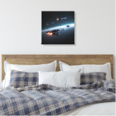 Canvasprint (Galactische Luchtmacht) Canvas Afdruk (Insitu (Slaapkamer))
