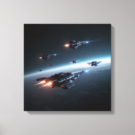 Canvasprint (Galactische Luchtmacht) Canvas Afdruk