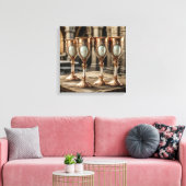 Canvasprint (Gouden bokalen-14) Canvas Afdruk (Insitu (Woonkamer))