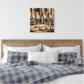 Canvasprint (Gouden bokalen-14) Canvas Afdruk (Insitu (Slaapkamer))