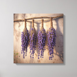 Canvasprint (Hangende lavendelbundels) Canvas Afdruk
