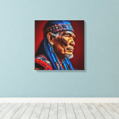 Canvasprint (Hij Die Ziet) Canvas Afdruk (Insitu (Houten vloer))
