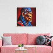 Canvasprint (Hij Die Ziet) Canvas Afdruk (Insitu (Woonkamer))