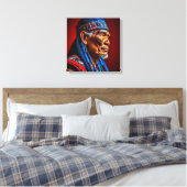 Canvasprint (Hij Die Ziet) Canvas Afdruk (Insitu (Slaapkamer))