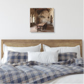 Canvasprint (Kasteeldiningzaal) Canvas Afdruk (Insitu (Slaapkamer))