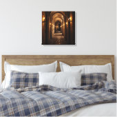Canvasprint (Kasteelgang-4) Canvas Afdruk (Insitu (Slaapkamer))