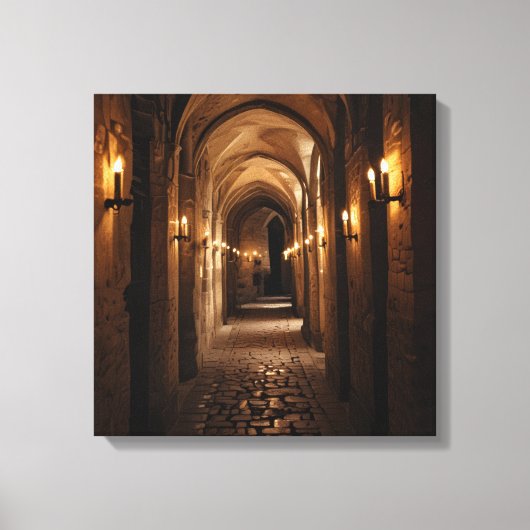 Canvasprint (Kasteelgang-4) Canvas Afdruk (Voorkant)