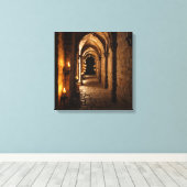 Canvasprint (Kasteelgang) Canvas Afdruk (Insitu (Houten vloer))