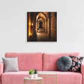 Canvasprint (Kasteelgang) Canvas Afdruk (Insitu (Woonkamer))