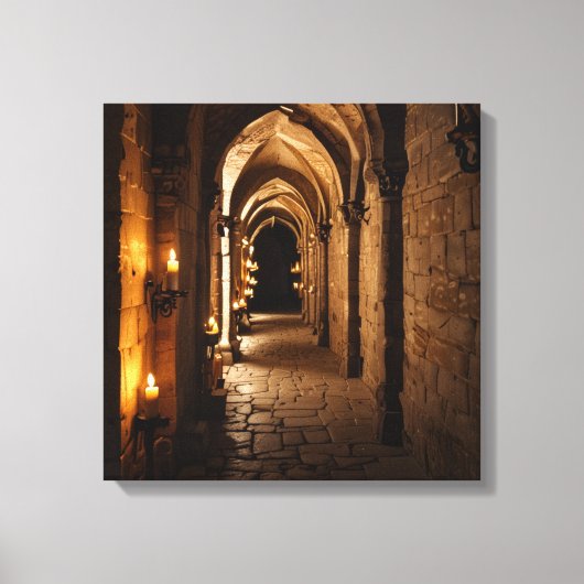 Canvasprint (Kasteelgang) Canvas Afdruk (Voorkant)