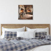 Canvasprint Kasteelkeuken-2) Canvas Afdruk (Insitu (Slaapkamer))
