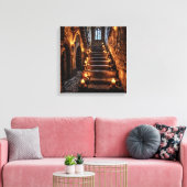 Canvasprint (Kasteeltrap-2) Canvas Afdruk (Insitu (Woonkamer))