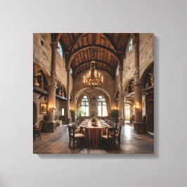 Canvasprint (Kasteldiningzaal-6) Canvas Afdruk