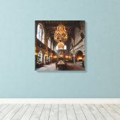 Canvasprint (Kastelessenzaal-3) Canvas Afdruk (Insitu (Houten vloer))