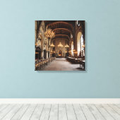 Canvasprint (Kastelessenzaal - 4) Canvas Afdruk (Insitu (Houten vloer))