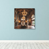 Canvasprint (Kastelesszaal-2) Canvas Afdruk (Insitu (Houten vloer))