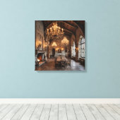 Canvasprint (Kastelesszaal) Canvas Afdruk (Insitu (Houten vloer))