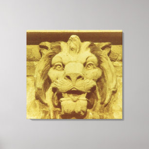 Canvasprint - Leeuwenkop Canvas Afdruk