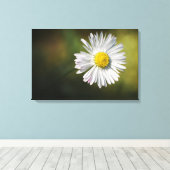 Canvasprint - Madeliefje Canvas Afdruk (Insitu (Houten vloer))