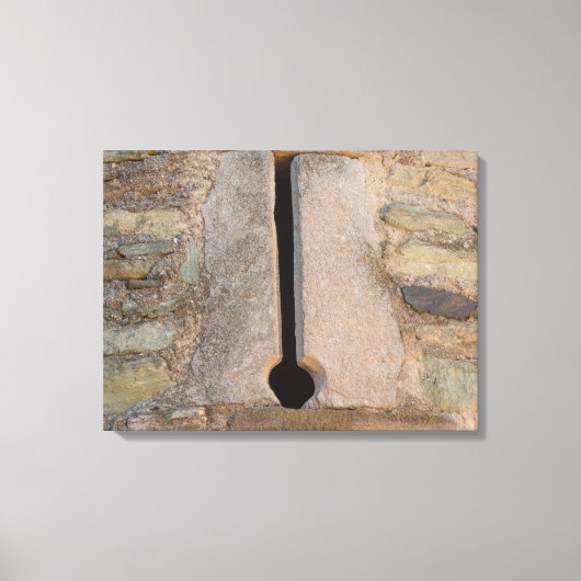 Canvasprint met bogen en balustrades canvas afdruk (Voorkant)