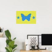 Canvasprint met vlag van Bady Bassitt Poster (Thuiskantoor)