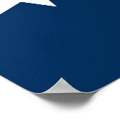 Canvasprint met vlag van Minnesota, VS Poster (Hoek)