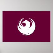 Canvasprint met vlag van Phoenix, Arizona Poster (Voorkant)