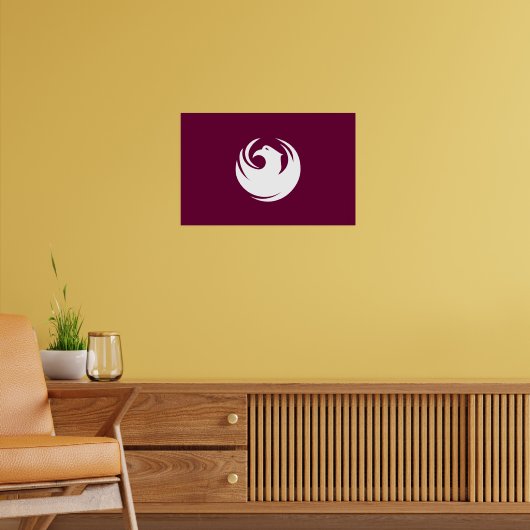 Canvasprint met vlag van Phoenix, Arizona Poster (Woonkamer 2)