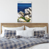 Canvasprint - Op de rotsen Canvas Afdruk (Insitu (Slaapkamer))