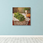Canvasprint (Peterselie) Canvas Afdruk (Insitu (Houten vloer))