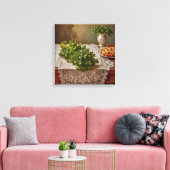 Canvasprint (Peterselie) Canvas Afdruk (Insitu (Woonkamer))
