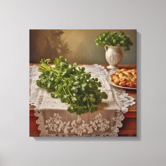 Canvasprint (Peterselie) Canvas Afdruk (Voorkant)