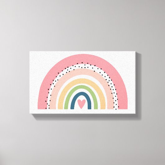 Canvasprint - Regenboogzalm Canvas Afdruk (Voorkant)