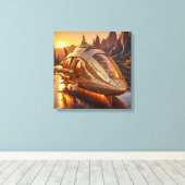 Canvasprint (Space Uber-2) Canvas Afdruk (Insitu (Houten vloer))