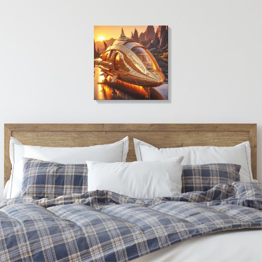 Canvasprint (Space Uber-2) Canvas Afdruk (Insitu (Slaapkamer))